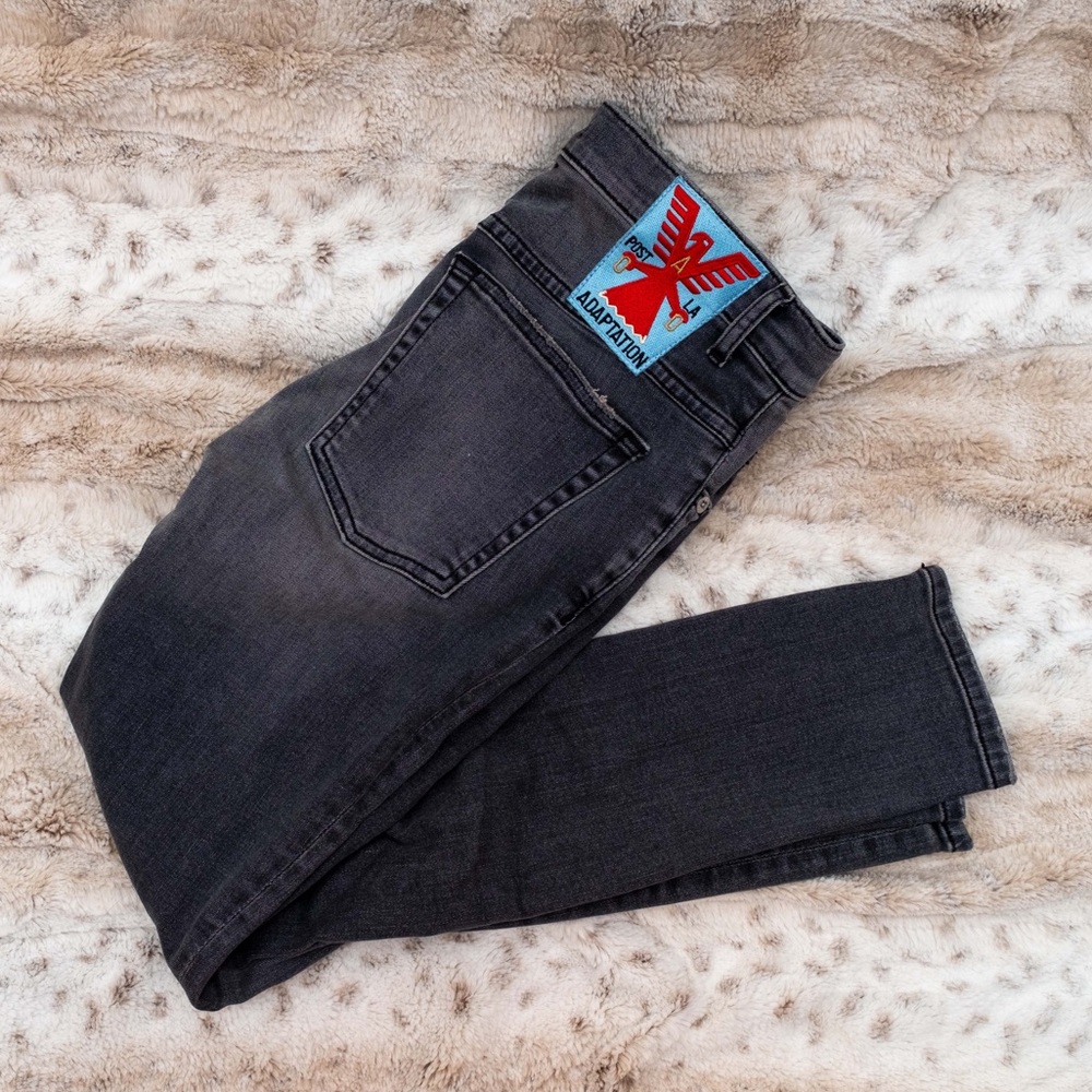Post LA Adaptation Faded Black Jeans